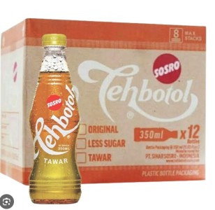 Teh SOSRO Teh Botol | Original or Less Sugar | BUNDLE 1 CTN